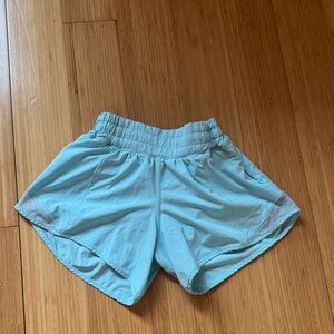 lululemon athletica Light Blue Women's Athletic Shorts